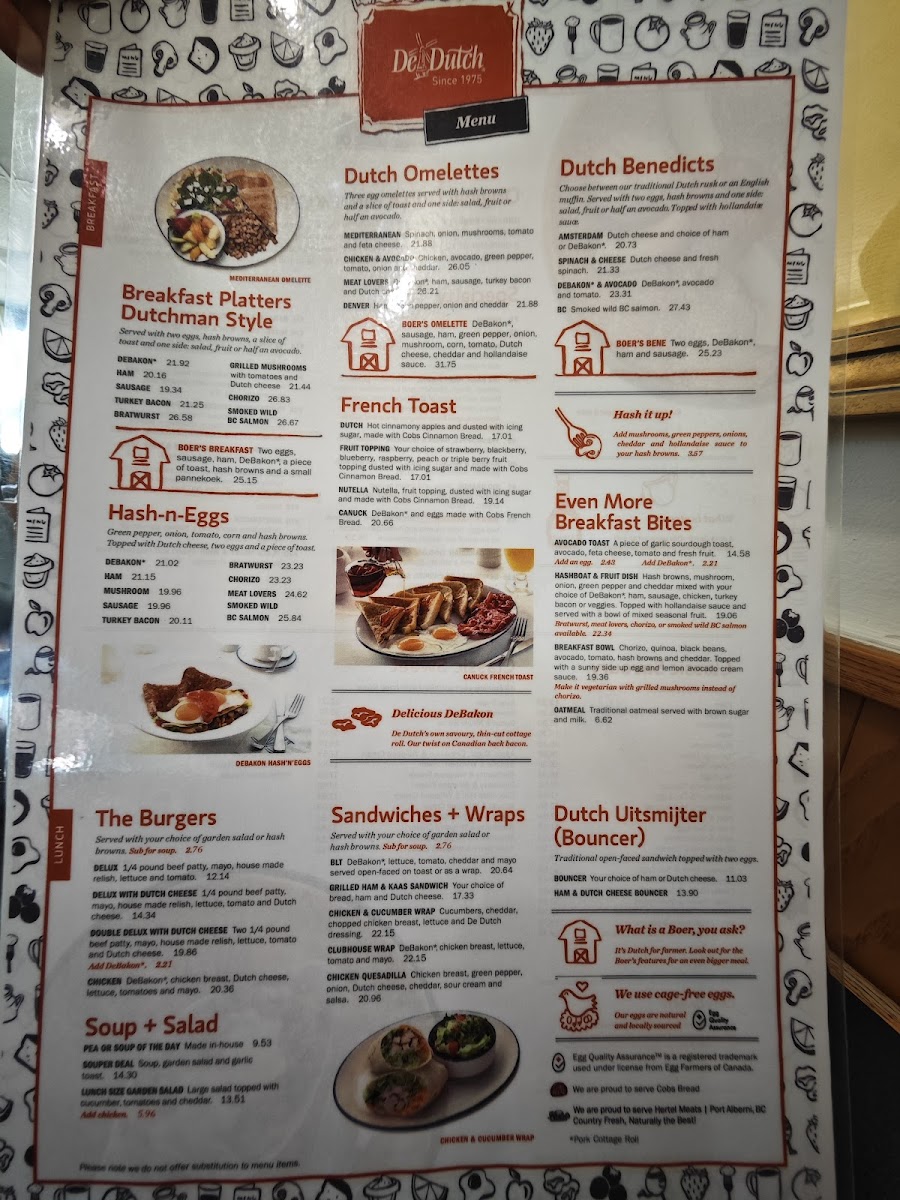 Menu De Dutch-7