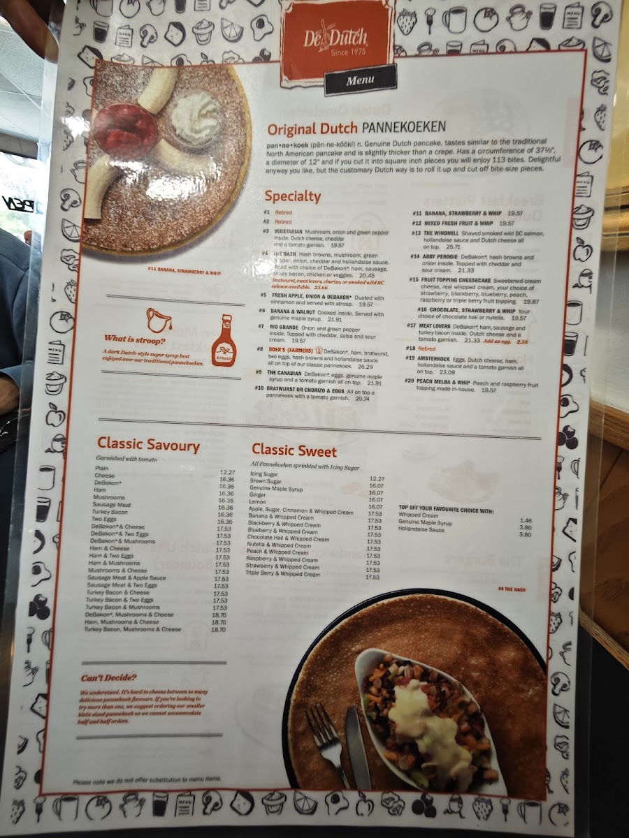 Menu De Dutch-8