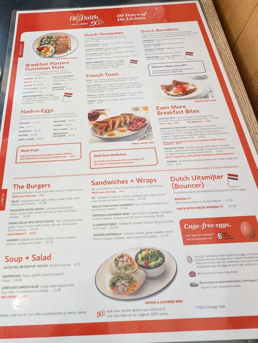Menu De Dutch-9