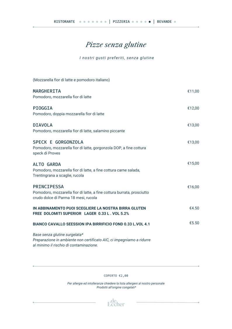 Menu De Eccher - Ristorante Pizzeria E Gastronomia-6