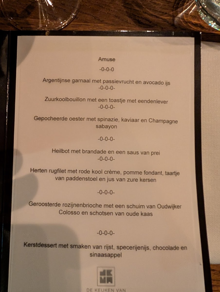 Menu De Keuken Van Arragon-1