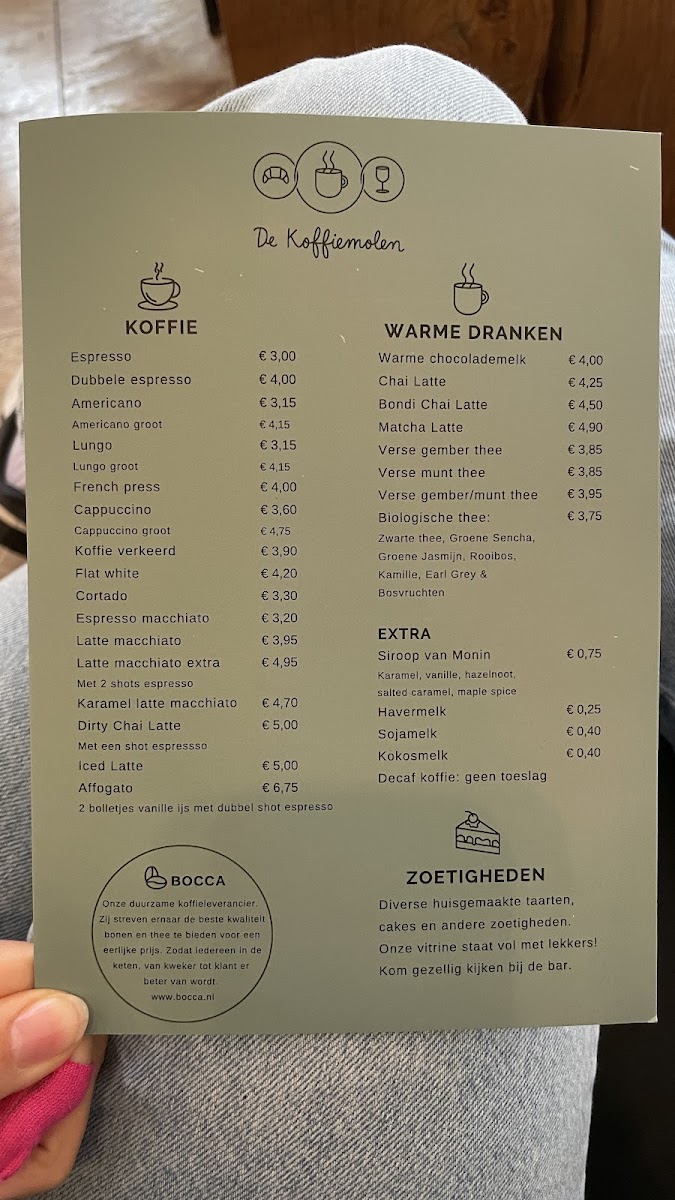 Menu De Koffiemolen Alkmaar-1