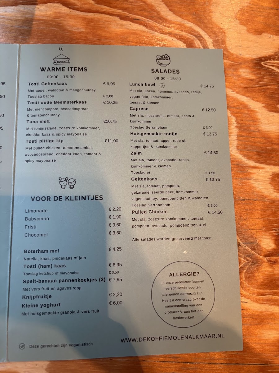 Menu De Koffiemolen Alkmaar-4