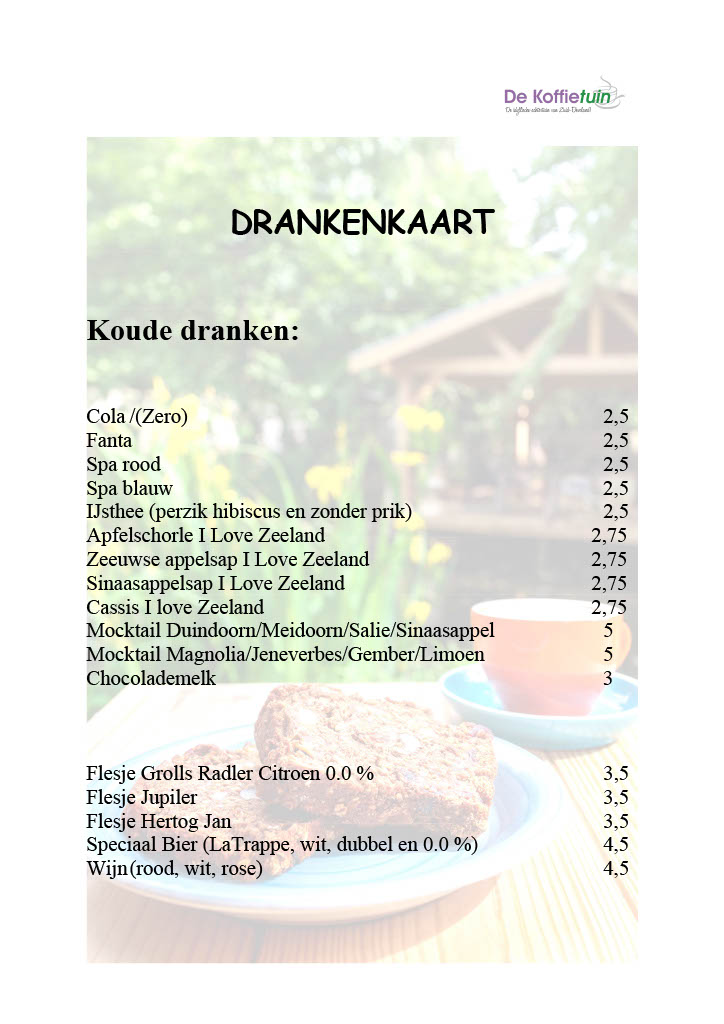 Menu De Koffietuin, De Idyllische Achtertuin Van Zuid-Beveland!-3