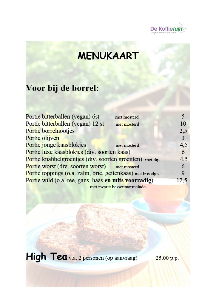 Menu De Koffietuin, De Idyllische Achtertuin Van Zuid-Beveland!-4