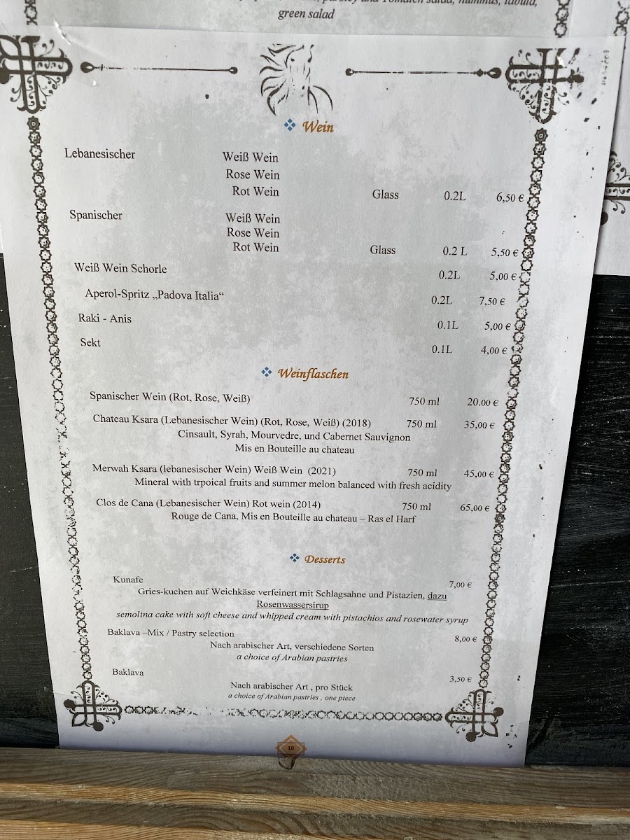 Menu De Lewante-8