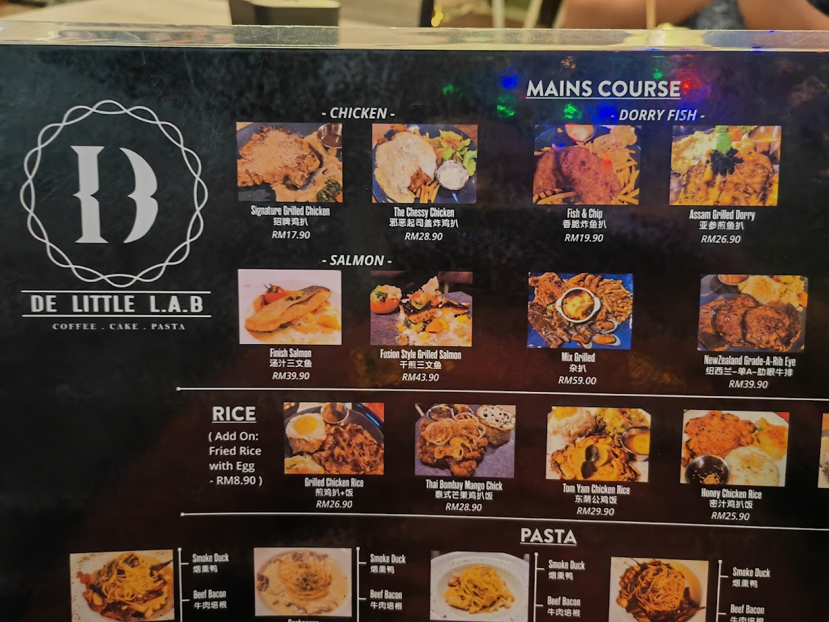 Menu De Little L.a.b-1