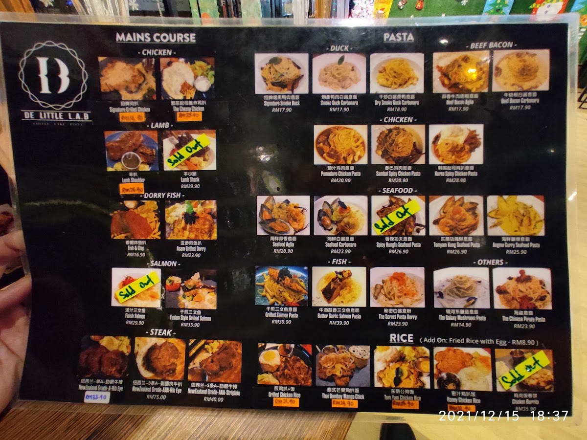 Menu De Little L.a.b-4