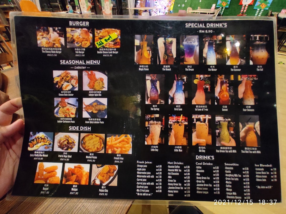Menu De Little L.a.b-5