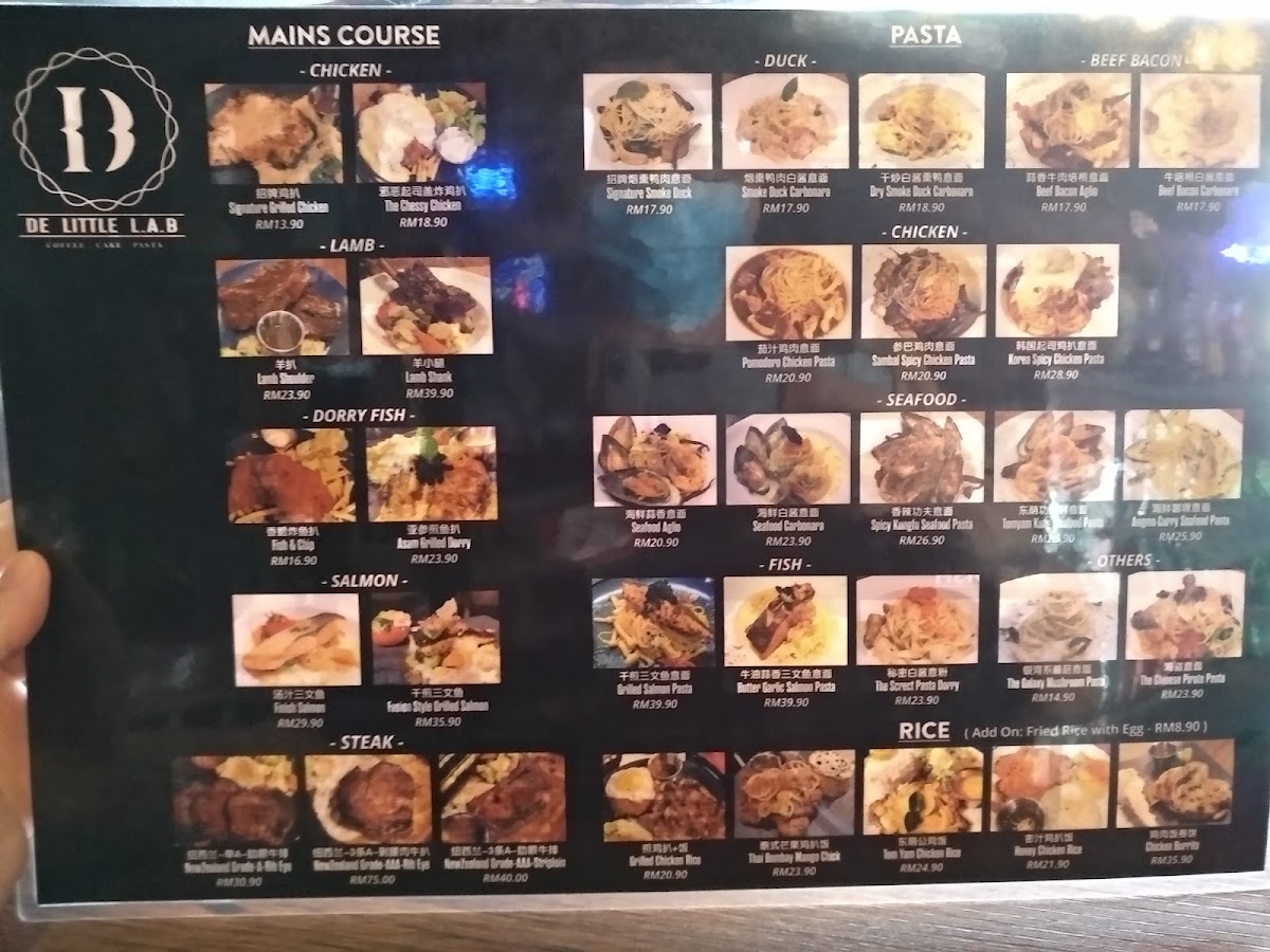 Menu De Little L.a.b-7