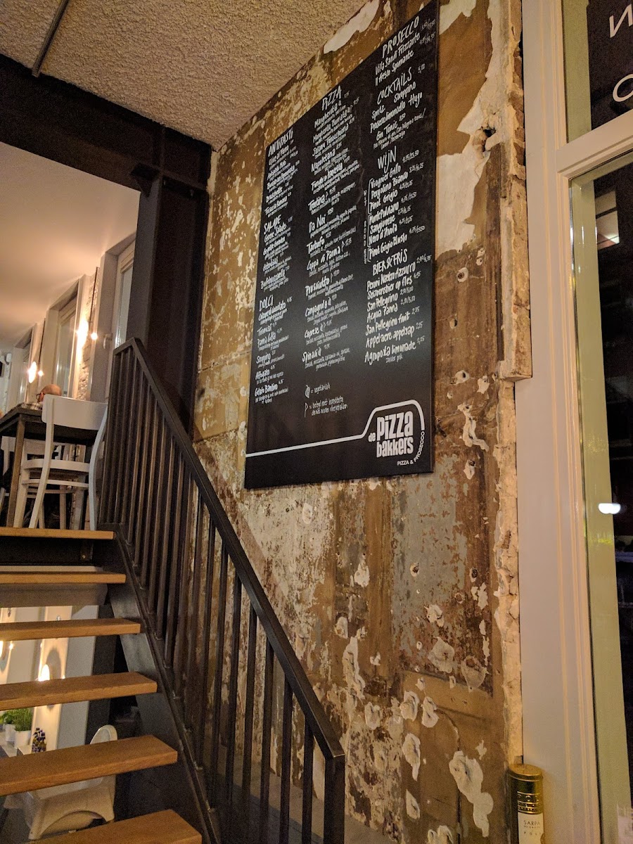 Menu De Pizzabakkers Spaarndammerstraat-6