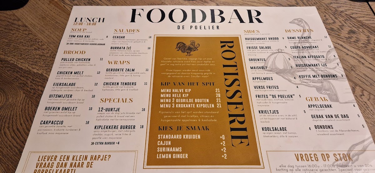 Menu De Poelier Foodbar & Rotisserie-1