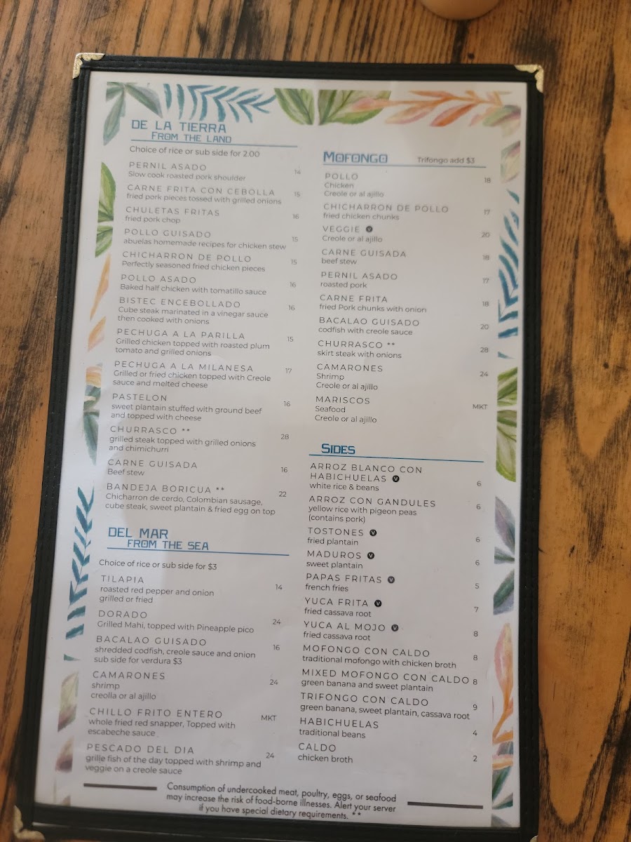 Menu De Rican Chef Holland-4