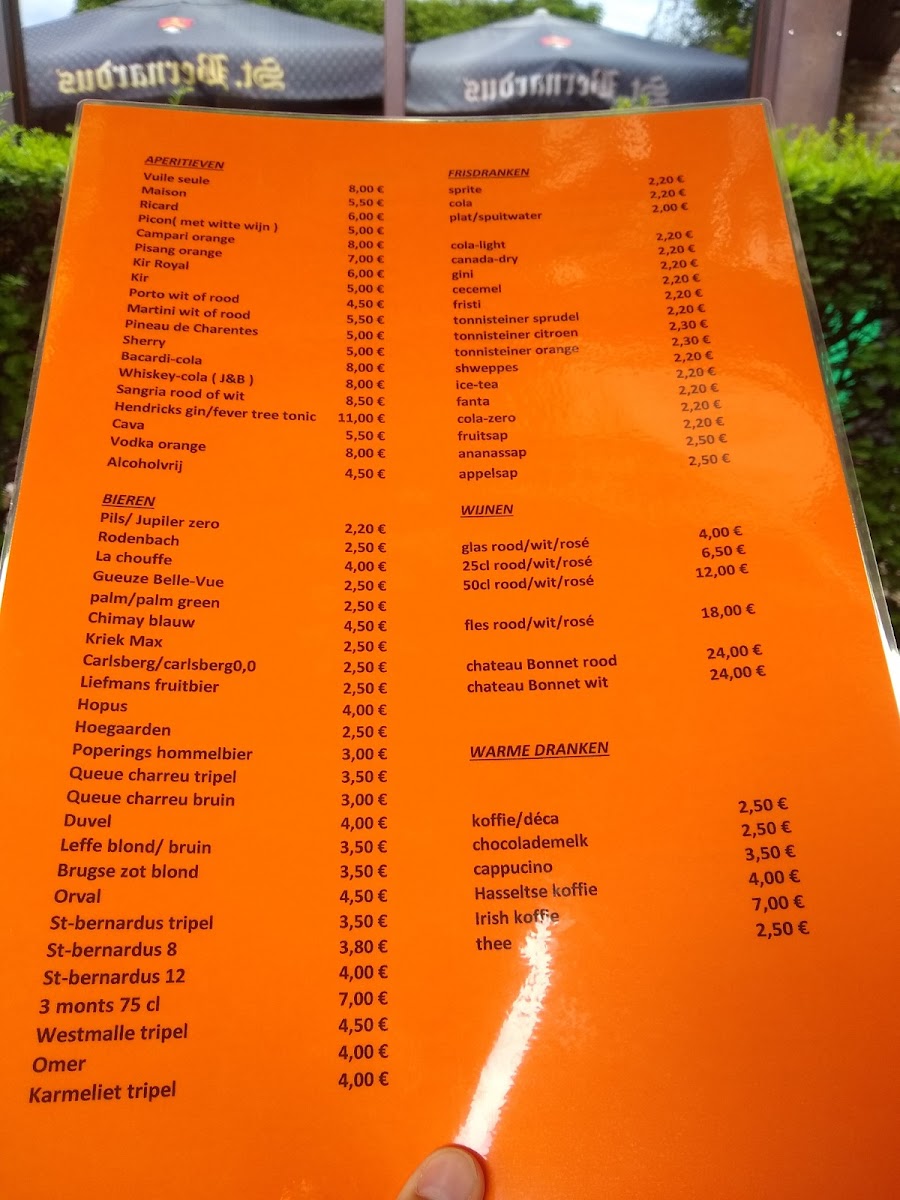 Menu De Vuile Seule-1