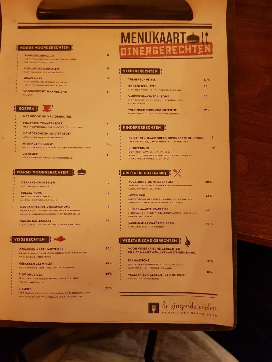 Menu De Zingende Wielen-7