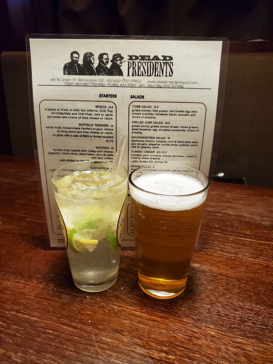 Menu Dead Presidents Pub & Restaurant-6