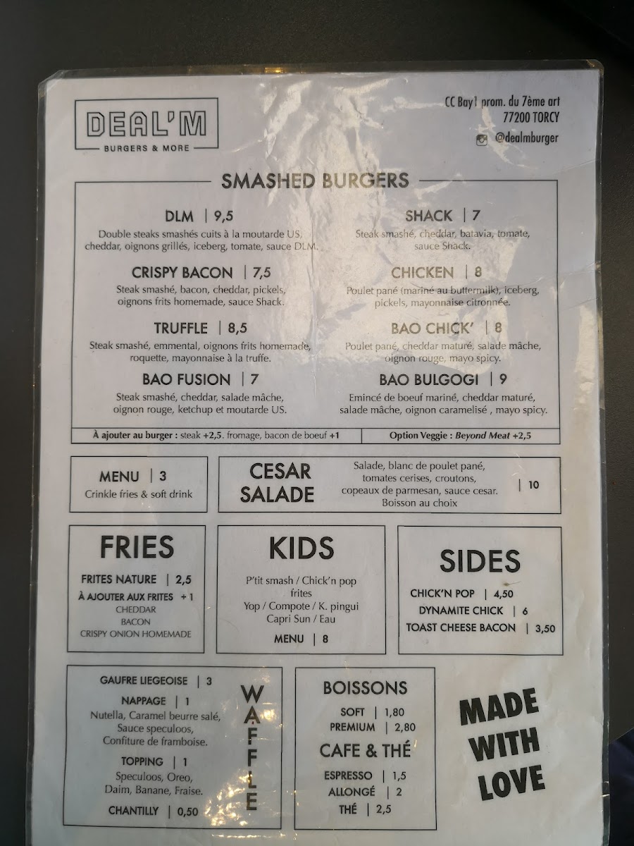 Menu Deal’M-2