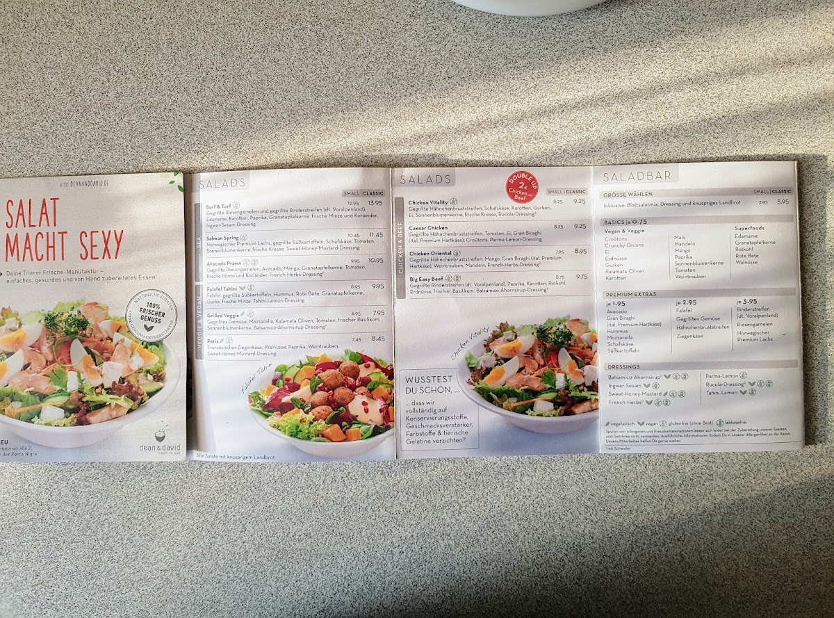 Menu Dean&david | Bowls, Salate, Curries & Snacks In Trier-6