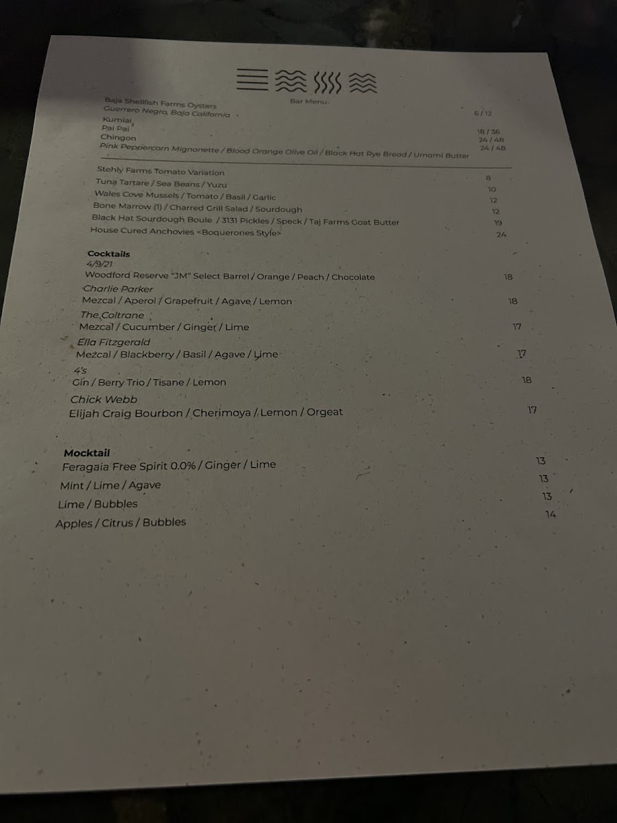 Menu Deckman's North Park At 3131-5