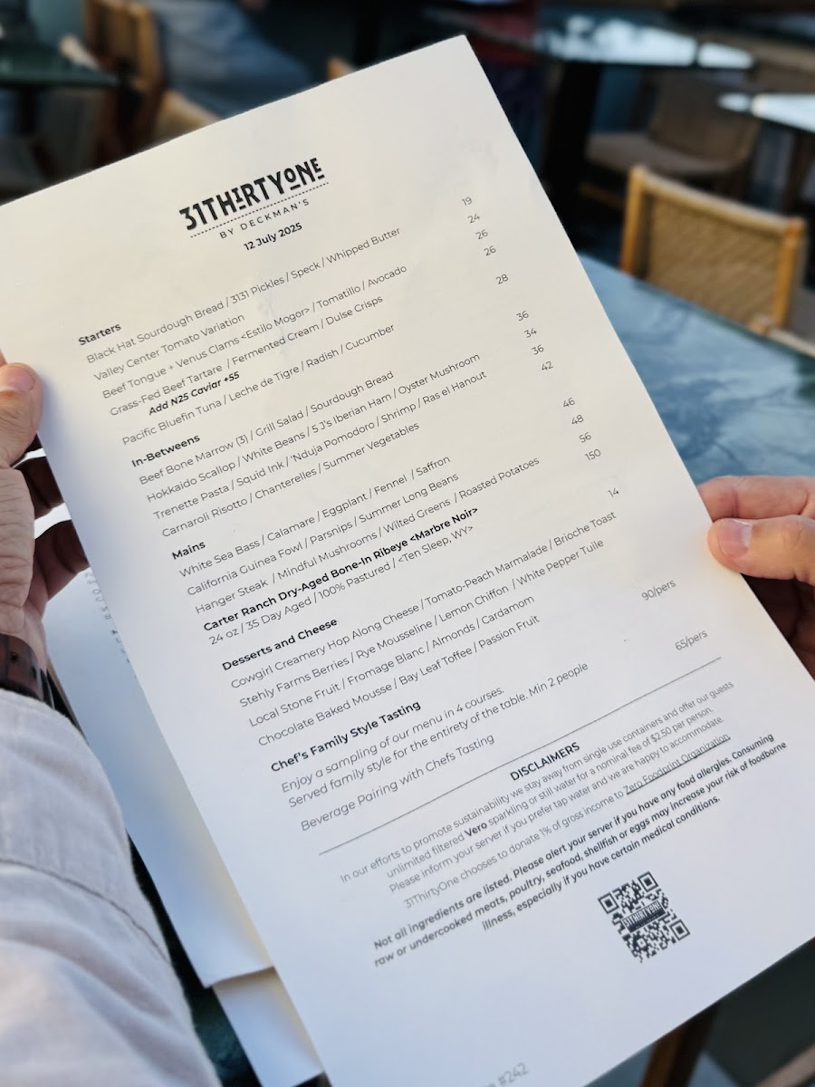 Menu Deckman's North Park At 3131-7