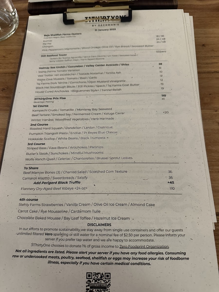 Menu Deckman's North Park At 3131-8