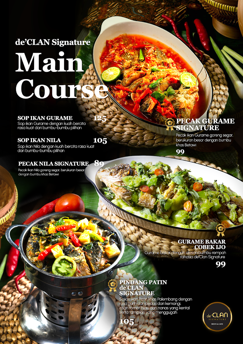 Menu De'clan Signature Cipete-5