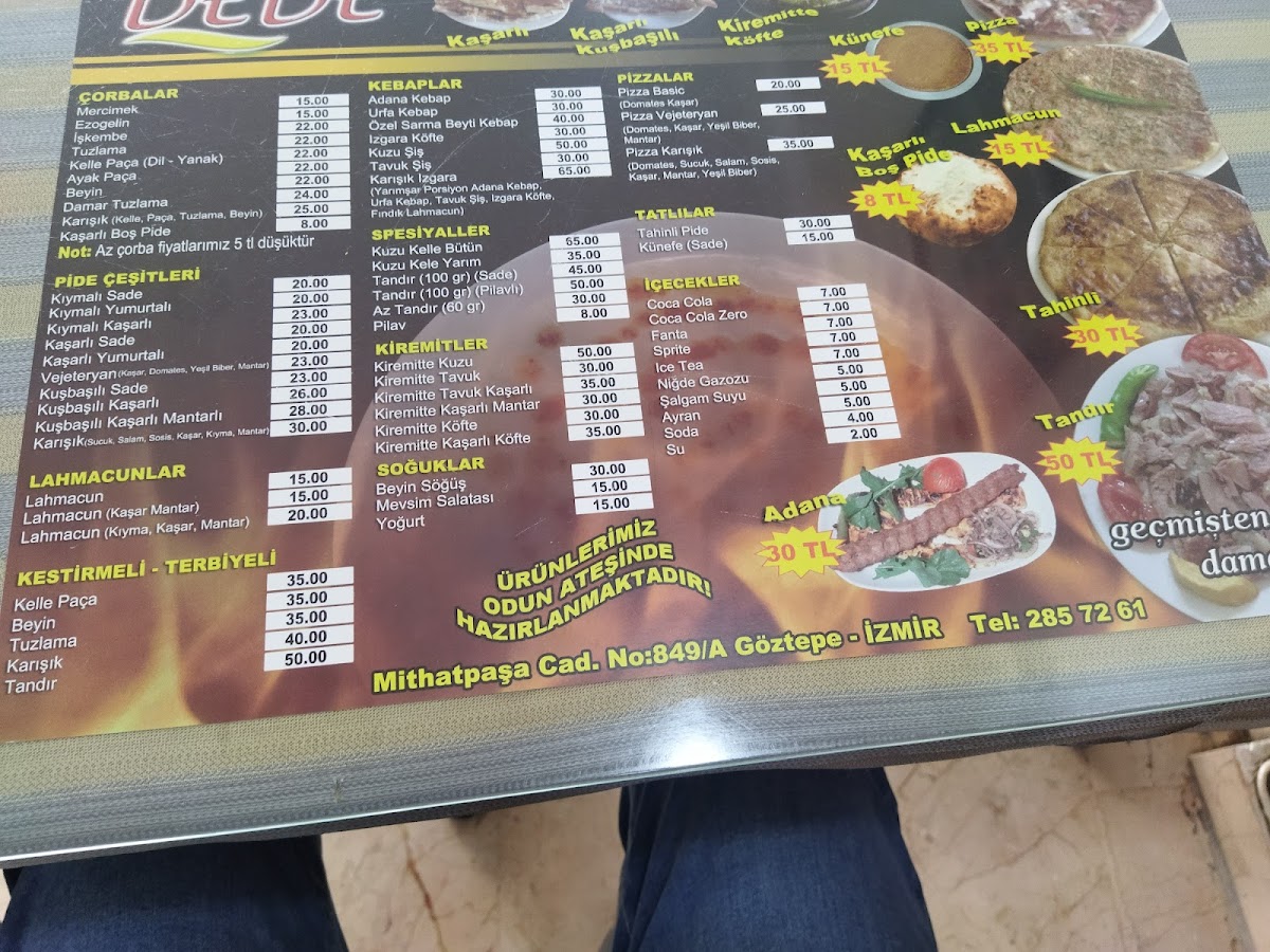 Menu Dede Pide - Göztepe Pide & Çorba-2