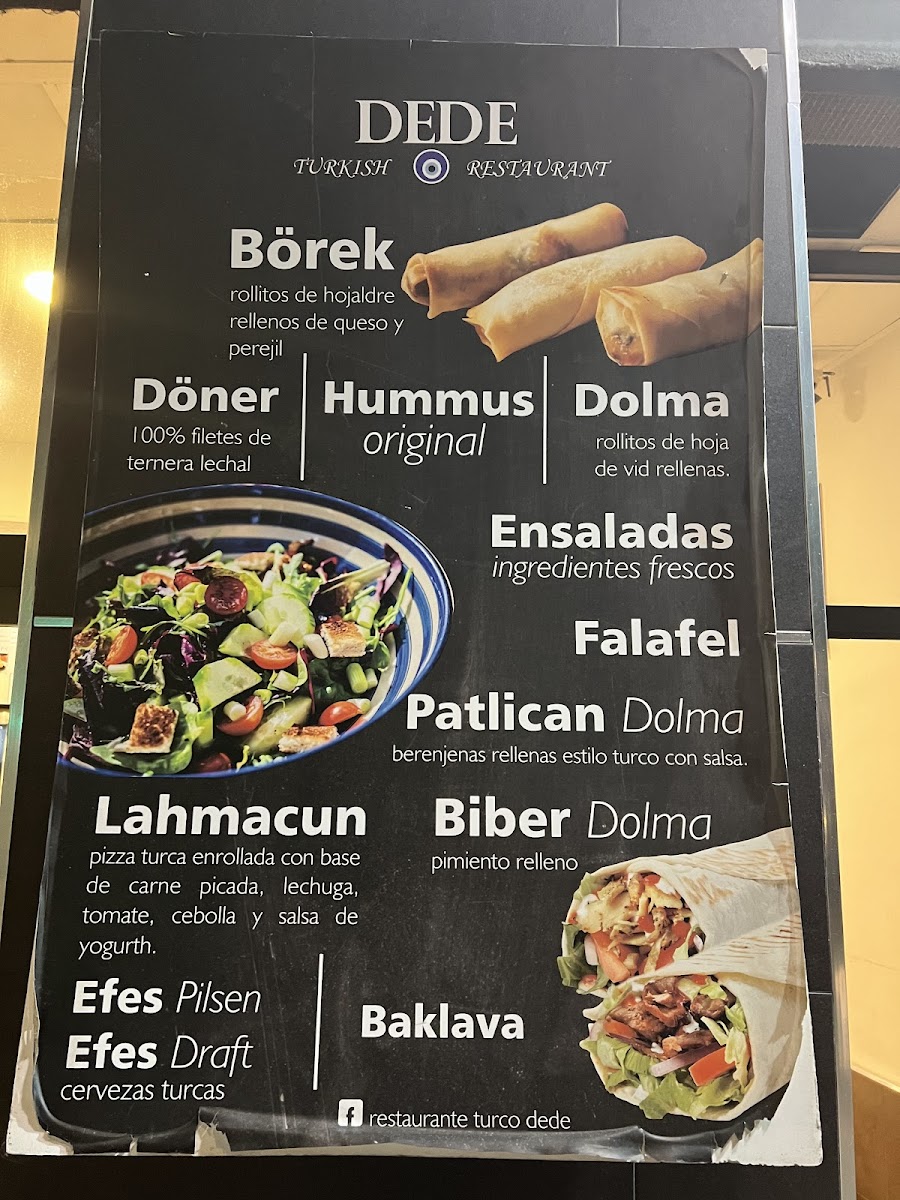 Menu Dede Turkish Restaurant-1