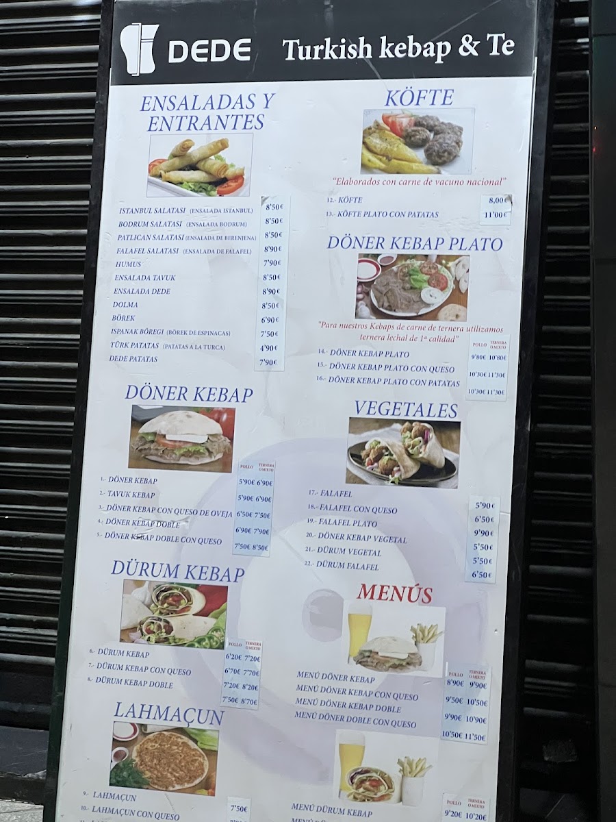 Menu Dede Turkish Restaurant-6