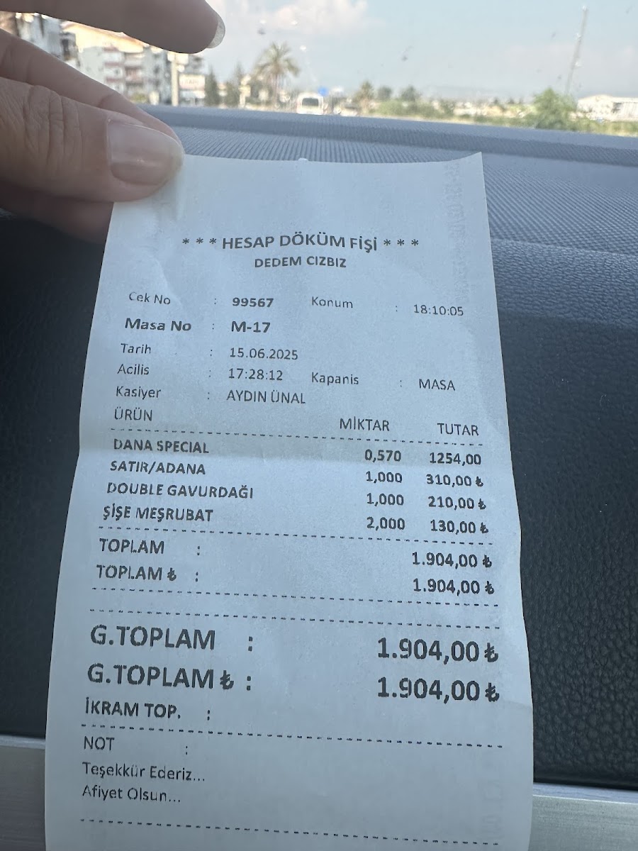 Menu Dedem Kasap Cızbız-6