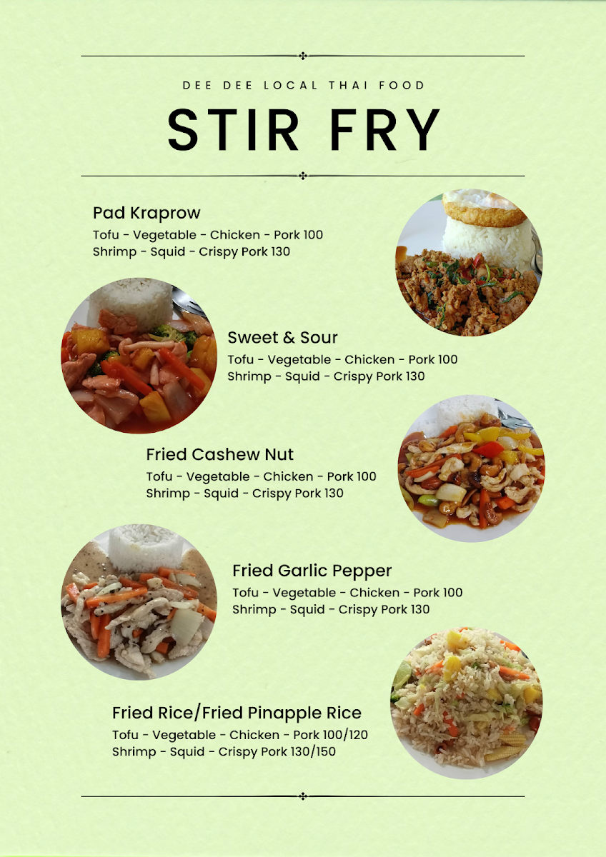 Menu Dee Dee Thai Food-2