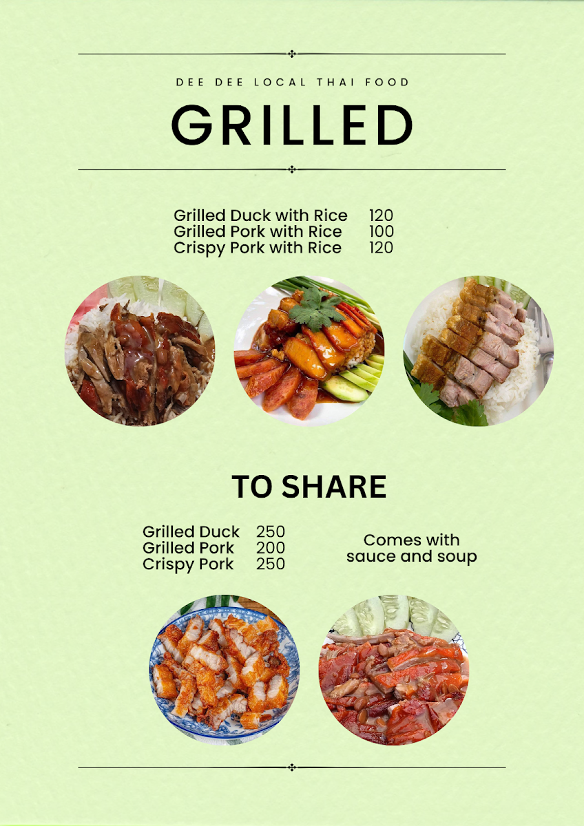 Menu Dee Dee Thai Food-7