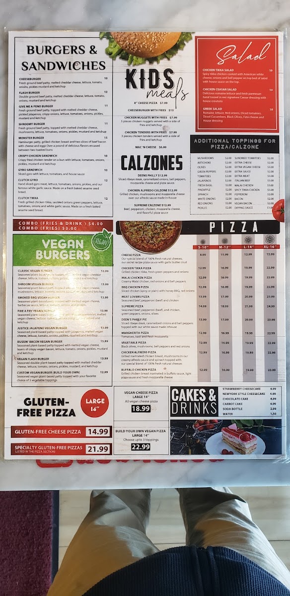 Menu Deen's Cheesesteak & Pizza-3
