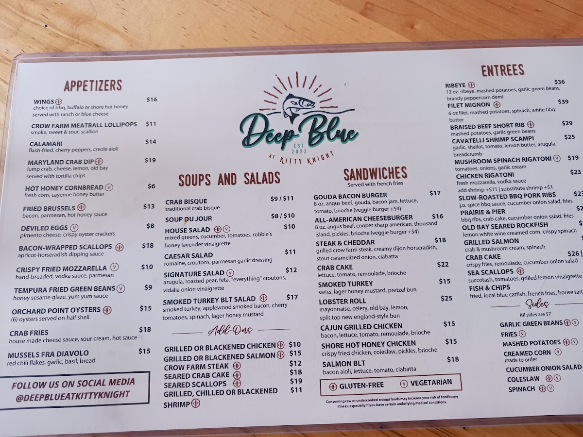 Menu Deep Blue At Kitty Knight-3