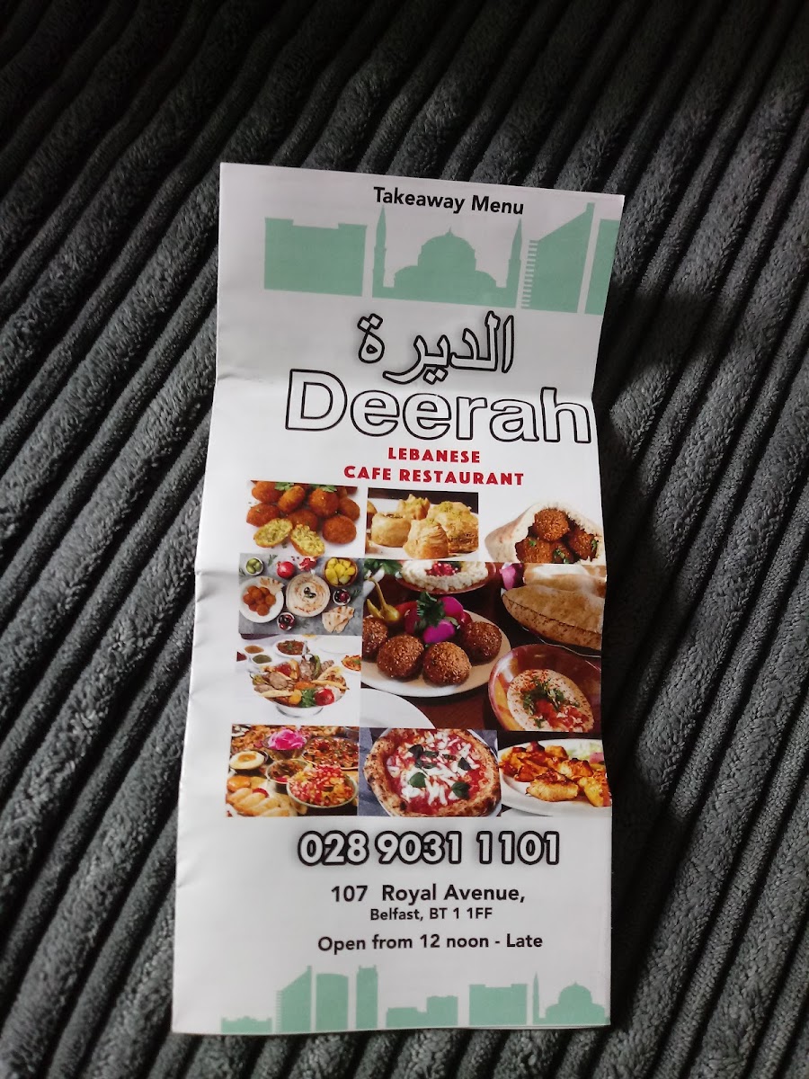 Menu Deerah-9