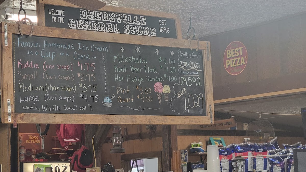 Menu Deersville General Store-3