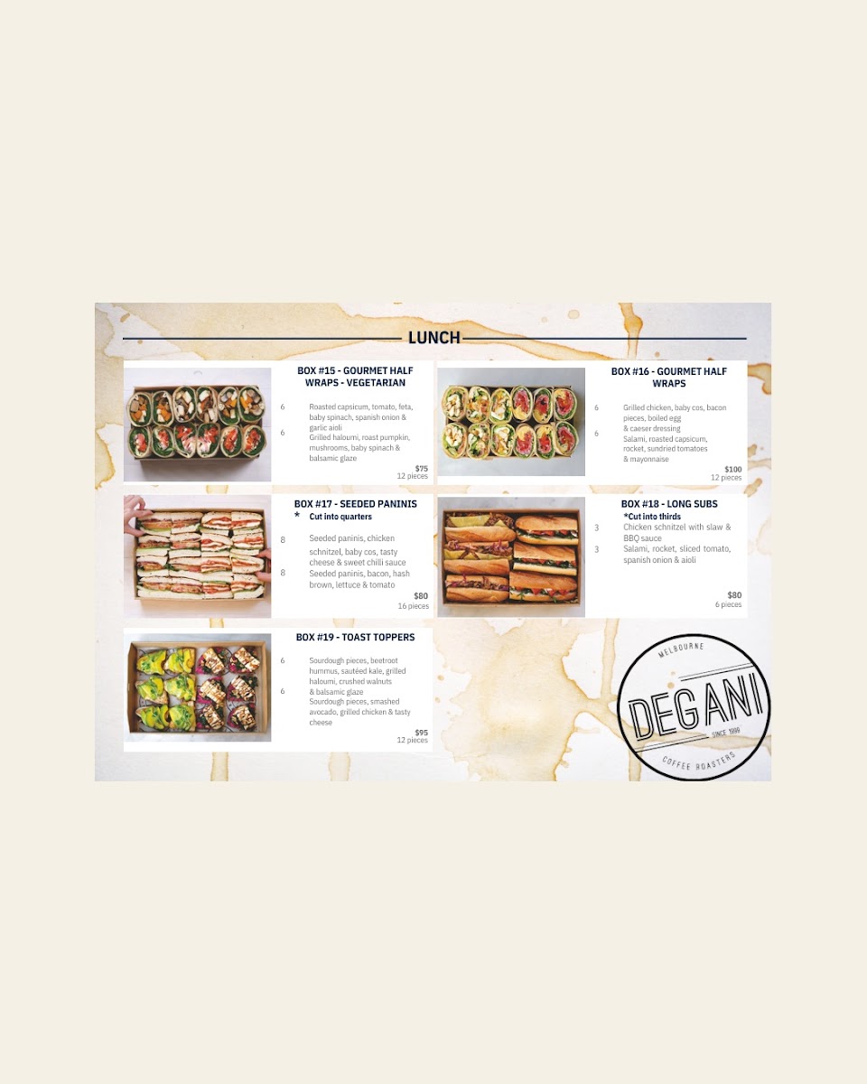 Menu Degani Calamvale Cafe & Gelato-2
