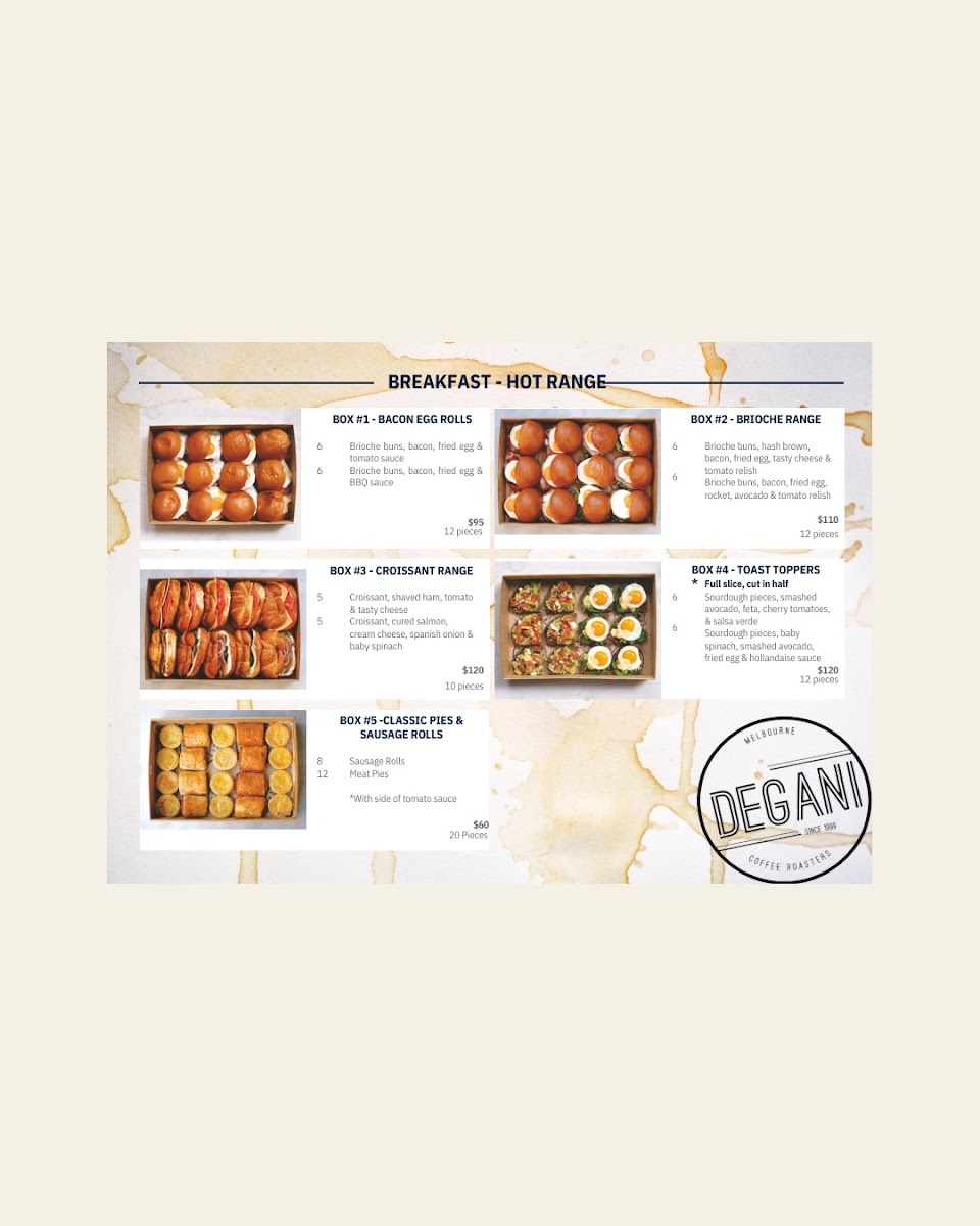 Menu Degani Calamvale Cafe & Gelato-3
