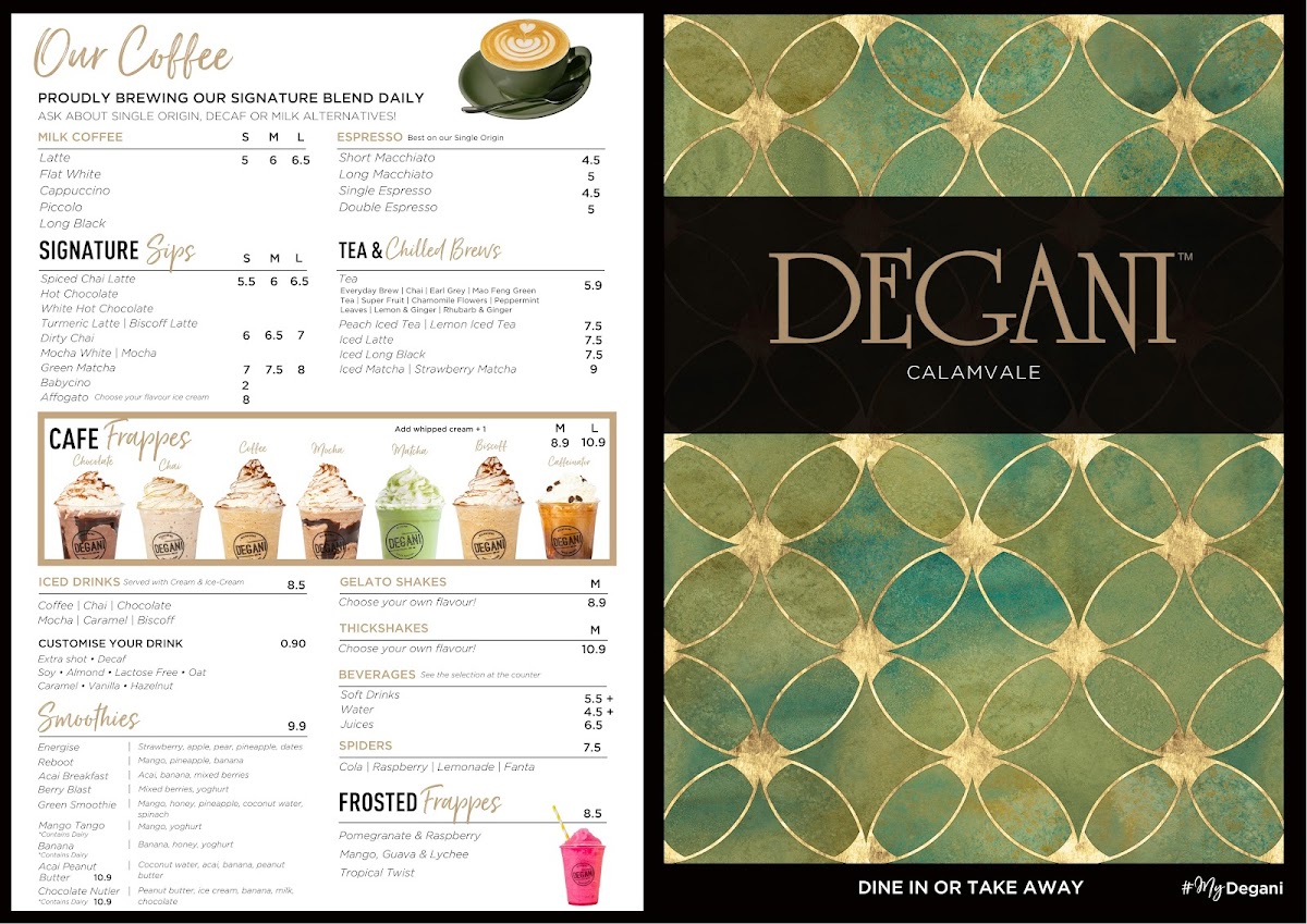 Menu Degani Calamvale Cafe & Gelato-6