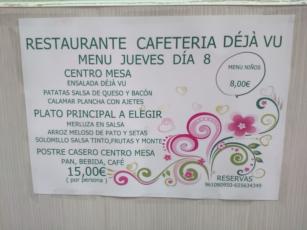 Menu Deja Vu Restaurante Cafeteria-3