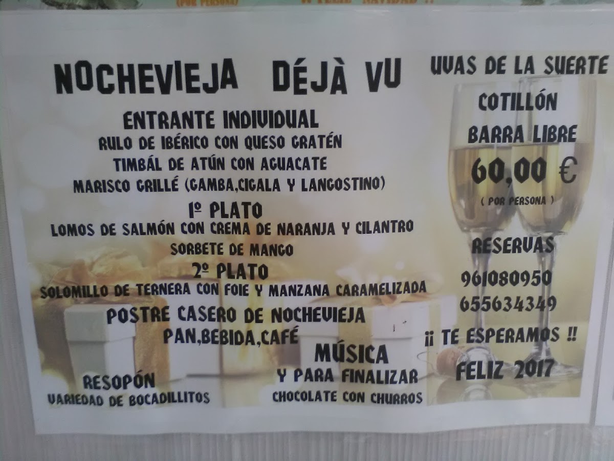 Menu Deja Vu Restaurante Cafeteria-5