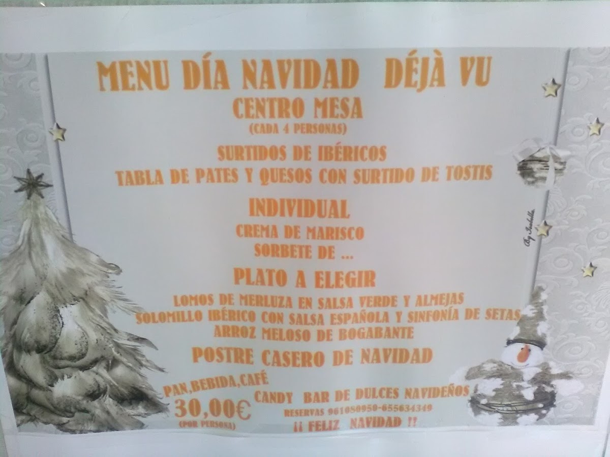 Menu Deja Vu Restaurante Cafeteria-7