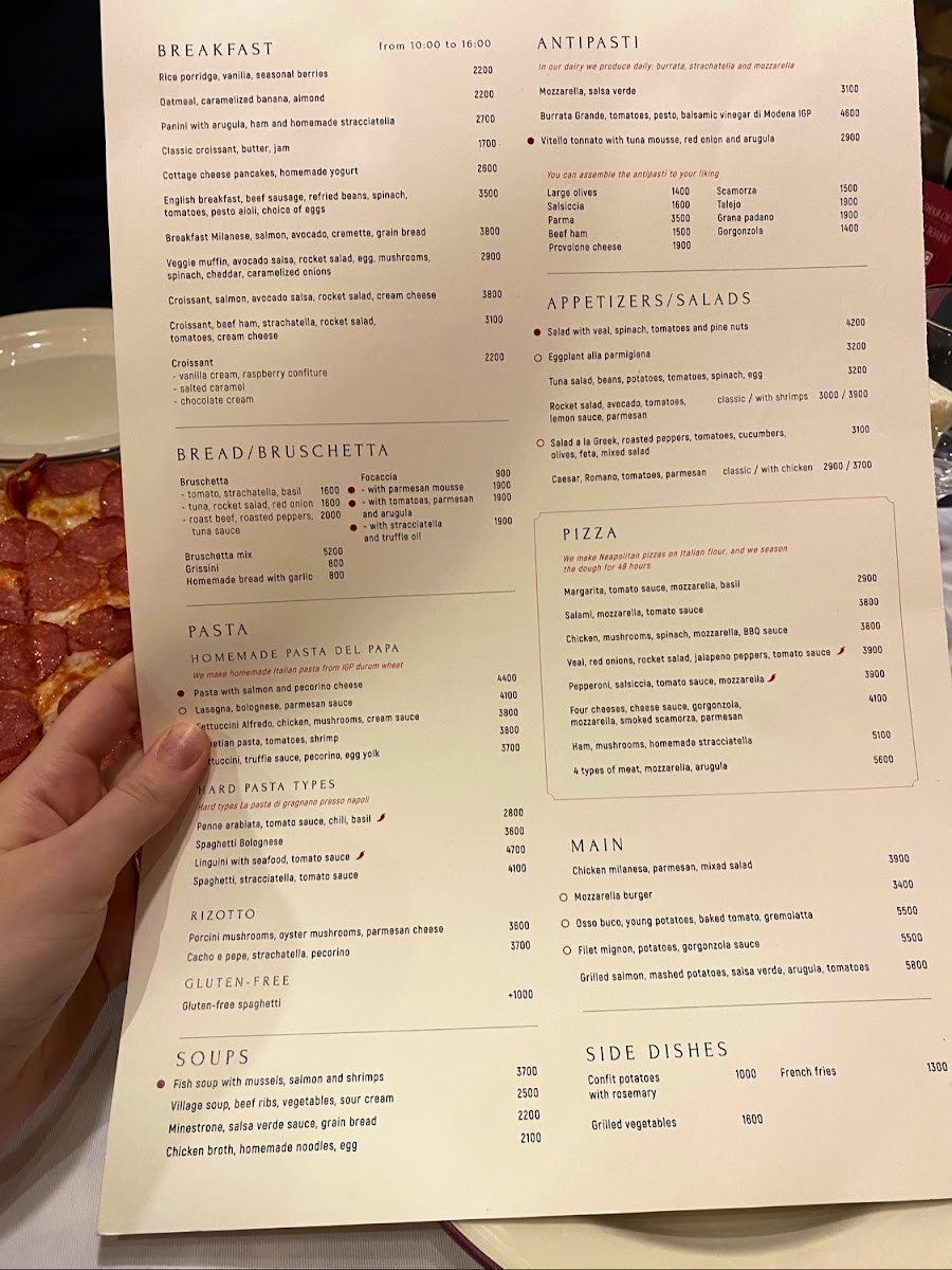 Menu Del Papa Dostyk-3