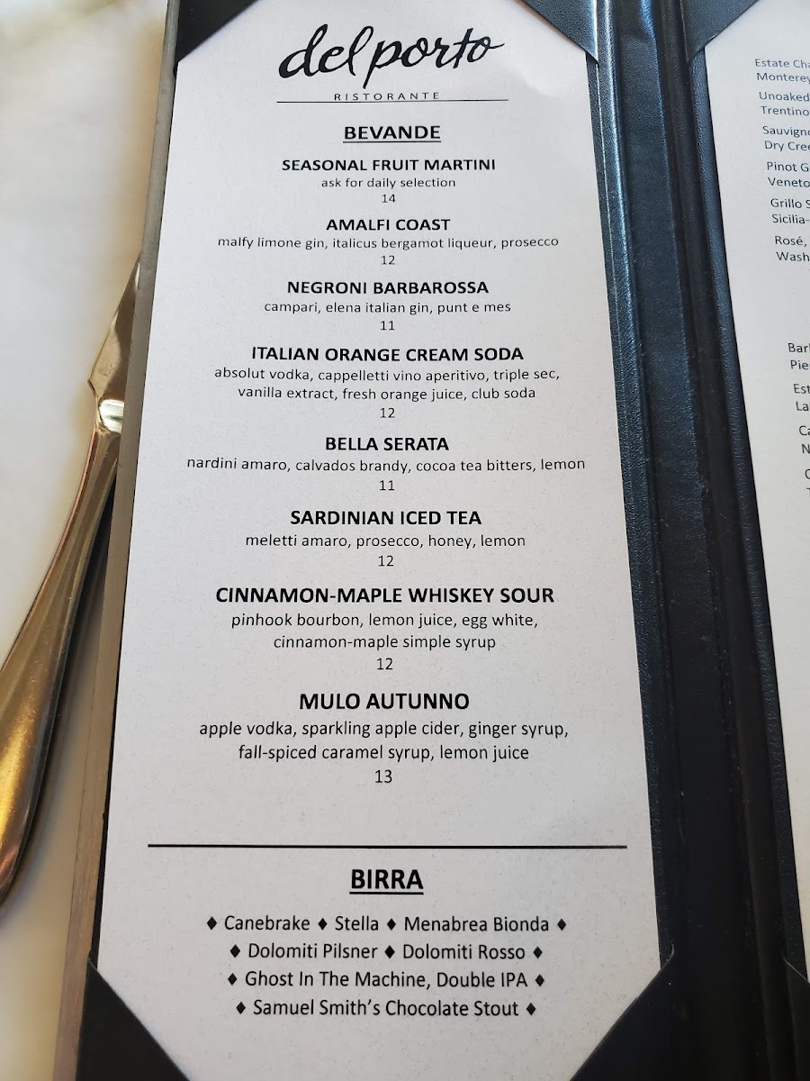 Menu Del Porto Ristorante-6