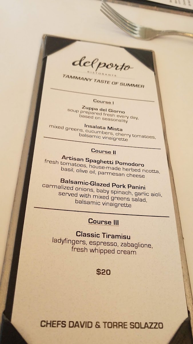 Menu Del Porto Ristorante-9