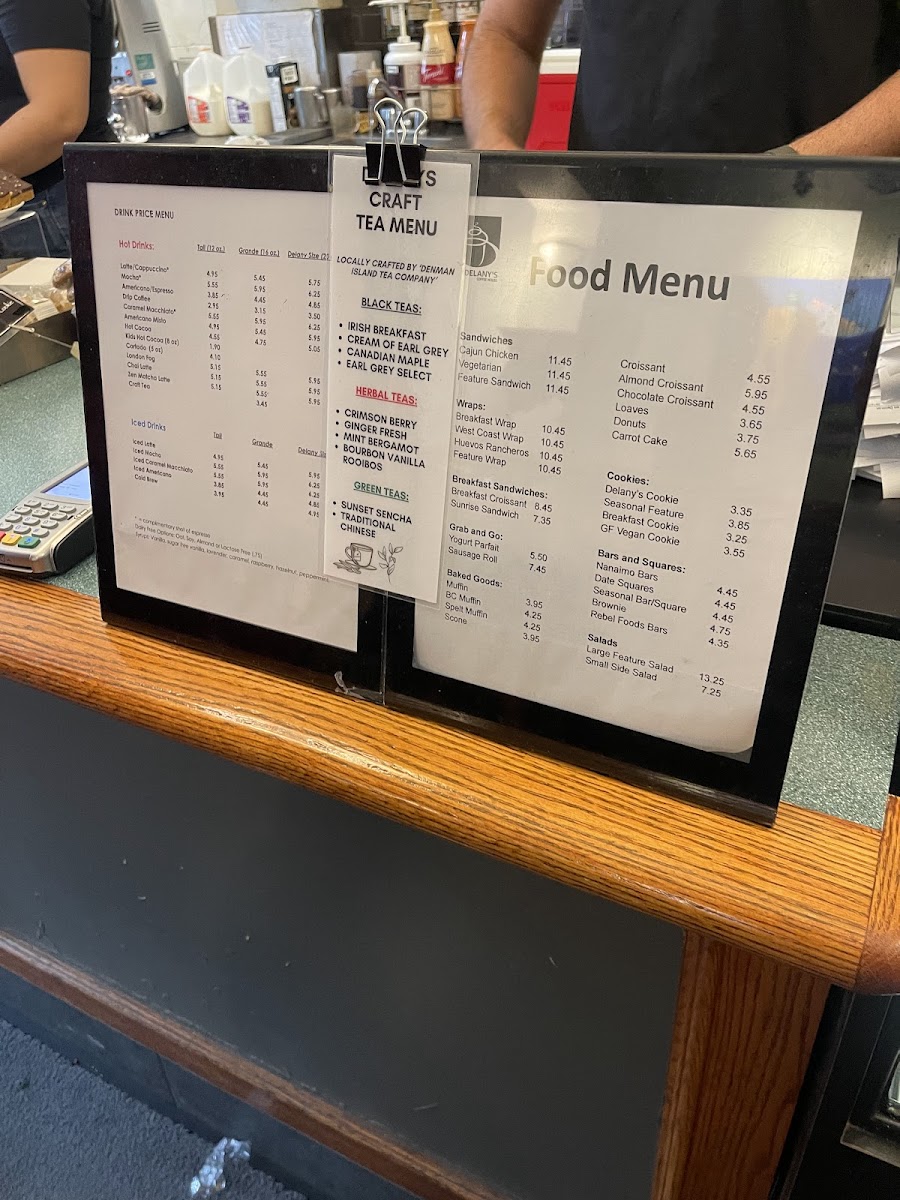 Menu Delany's Coffee House-8