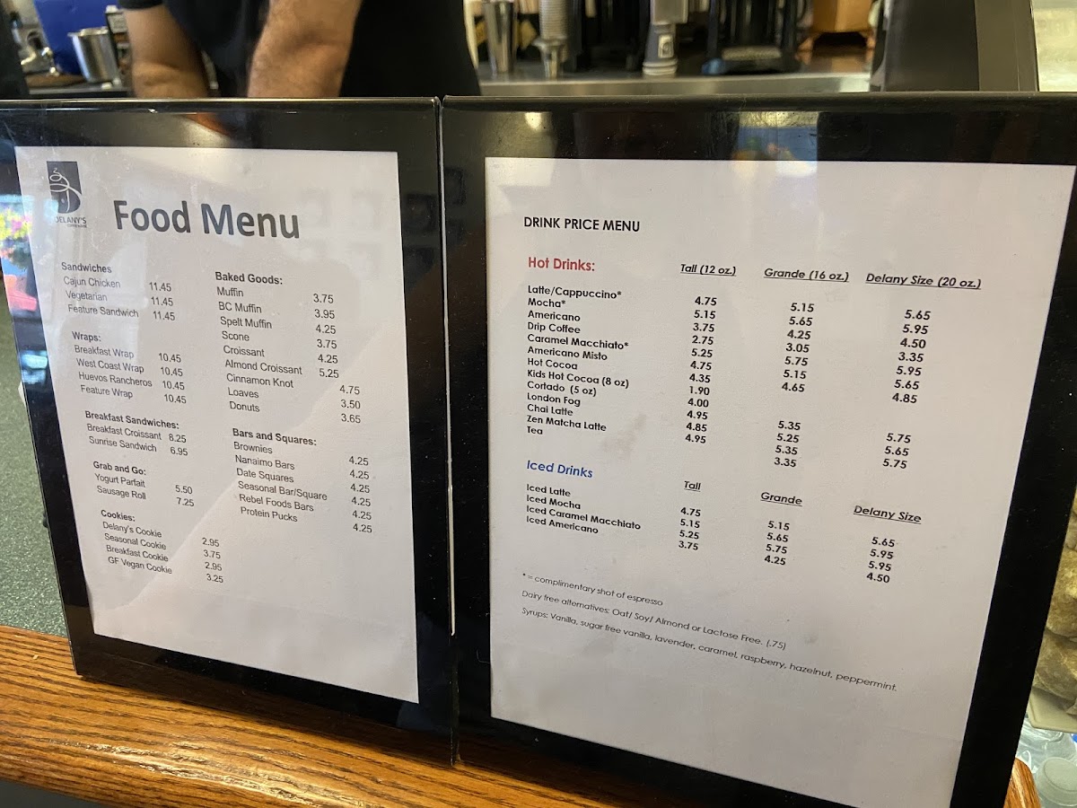 Menu Delany's Coffee House-9