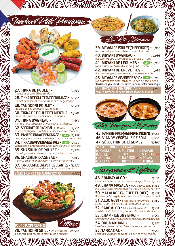 Menu Delhi Delights - Las Américas-10