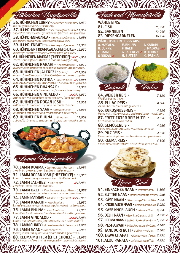 Menu Delhi Delights - Las Américas-2