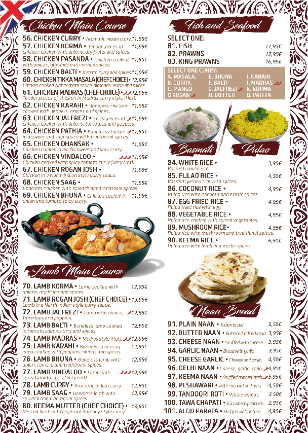 Menu Delhi Delights - Las Américas-6
